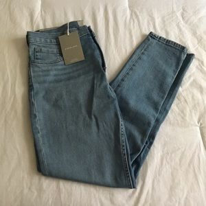 BRAND NEW Everlane high waisted skinny jeans